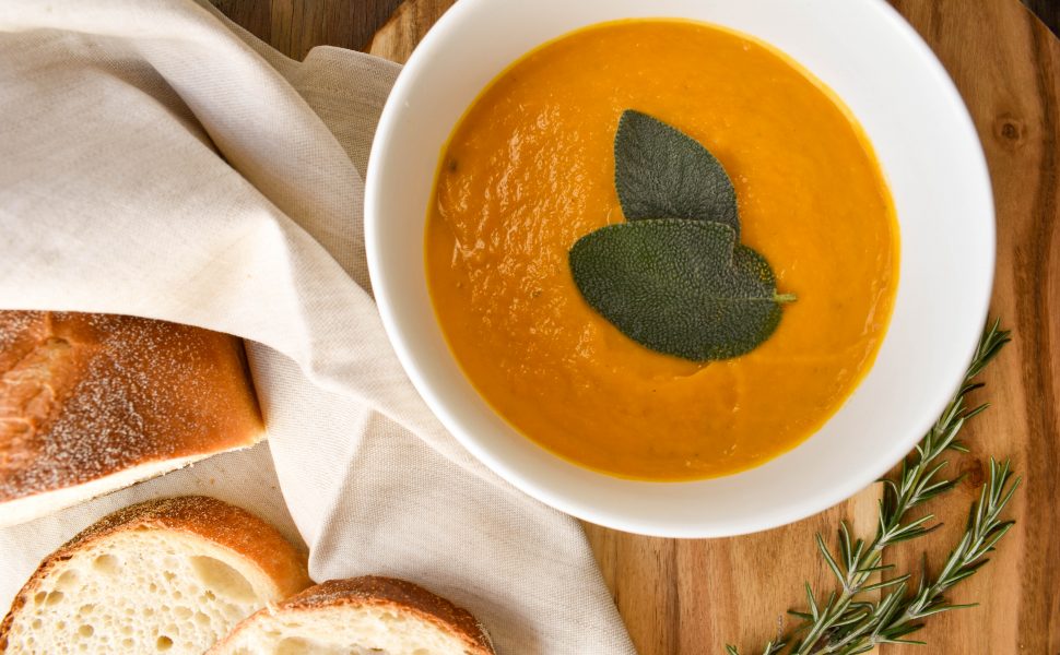 Pumpkin (squash) soup