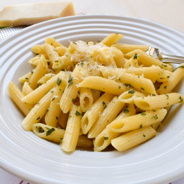 Pasta with butter, sage and Parmigiano