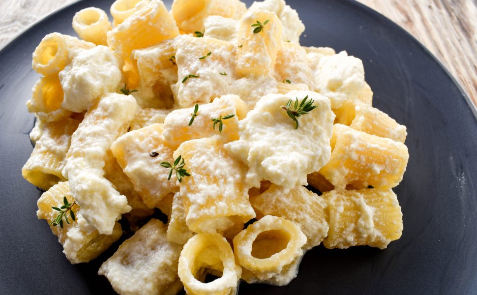 Pasta with ricotta