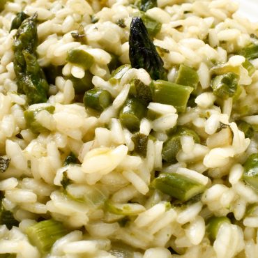 Risotto of asparagus