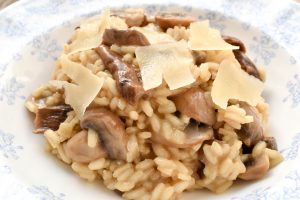 Risotto with dried porcini and mushrooms