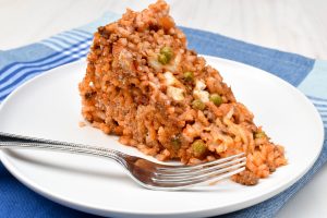 Timballo di riso (baked Italian rice) with ragù