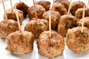 Fried 'polpette di carne' (meatballs)