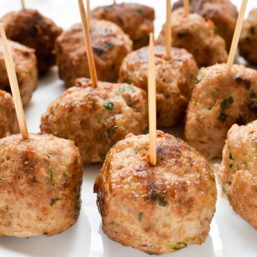 Fried ‘polpette di carne’ (meatballs)