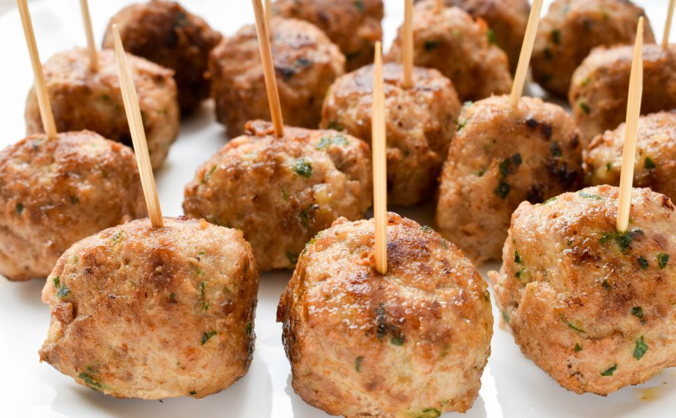 Fried ‘polpette di carne’ (meatballs)