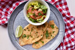 Oven baked chicken 'cotoletta' (schnitzel)