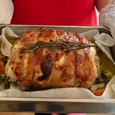 Rolled Turkey with Sausage and Sage Stuffing
