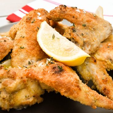 Italian-style crumbed chicken wings