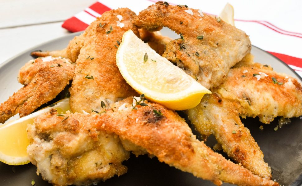 Italian-style crumbed chicken wings