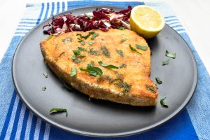 Swordfish impanato (crumbed)