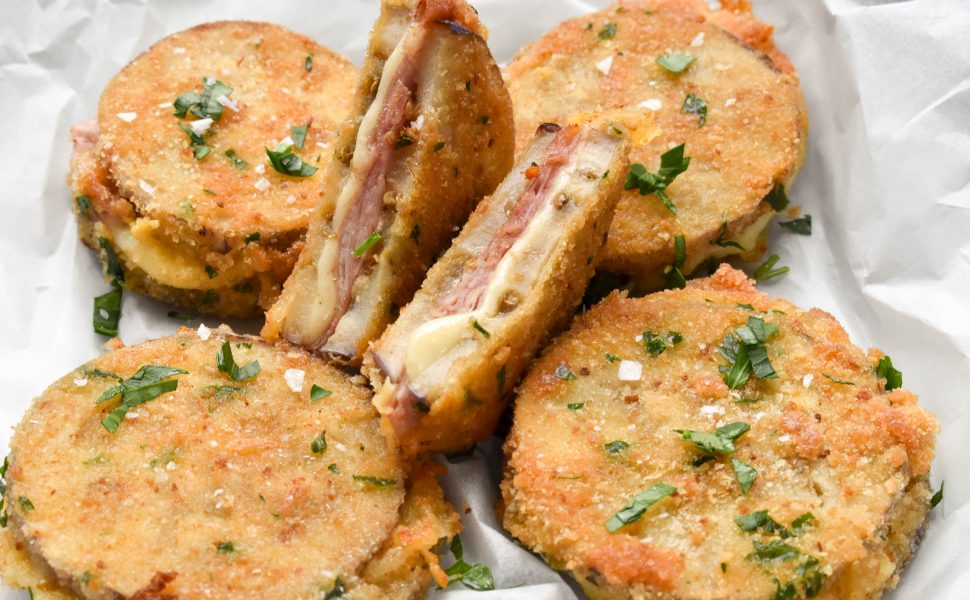 Cordon bleu ‘di melanzane’ (of eggplant/aubergine)