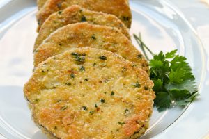 Cotolette di melanzane (crumbed eggplant) 