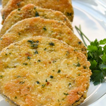 Cotolette di melanzane (crumbed eggplant/aubergine)