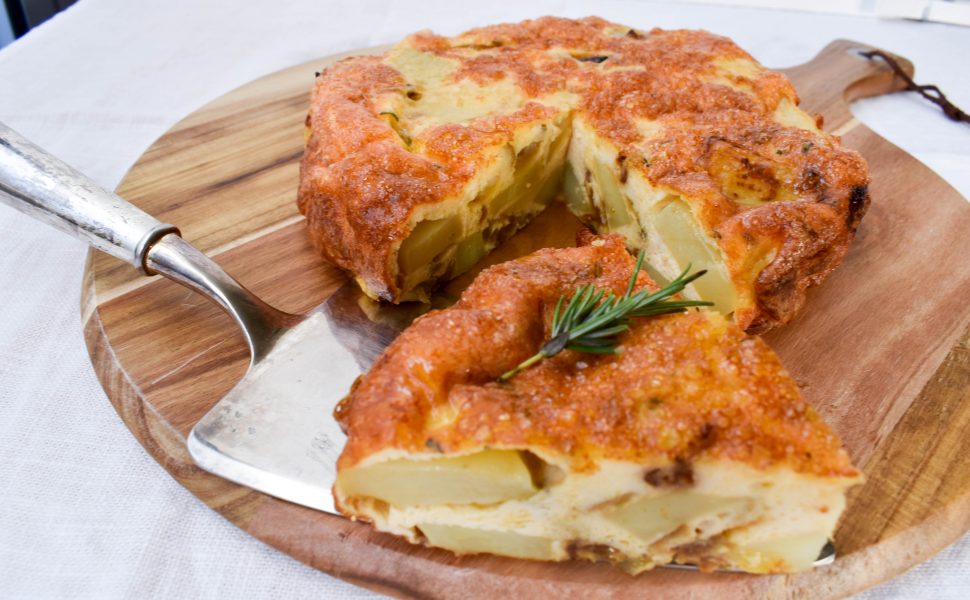 Frittata ‘di patate’ (of potatoes)