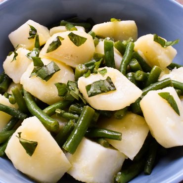 Insalata di fagiolino e patate (potato and green bean salad)