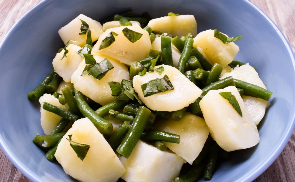 Insalata di fagiolino e patate (potato and green bean salad)