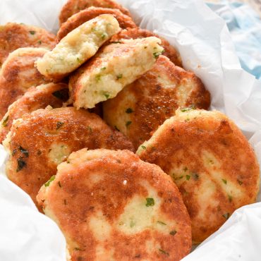 Sicilian polpette di patate (potato balls)