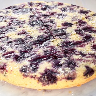 Blueberry upside down cake