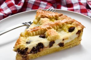 Crostata of ricotta and chocolate