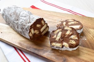 Salami di cioccolato (chocolate salami)