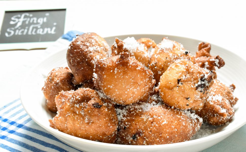 Sfingi Siciliani (Sicilian style doughnuts)