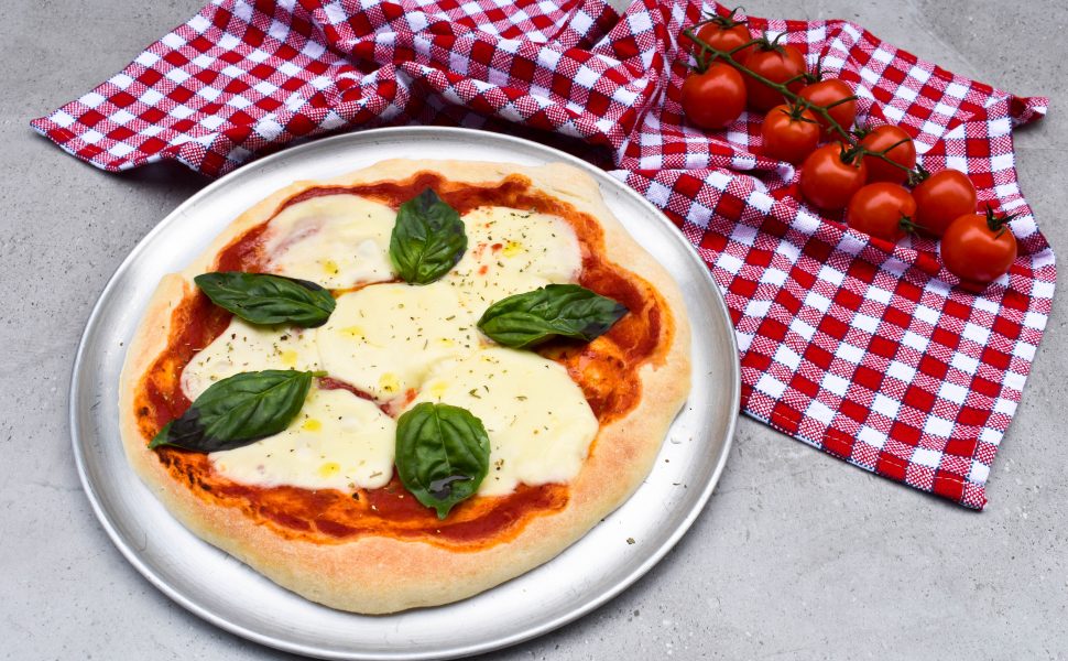 Home-made Pizza Margherita