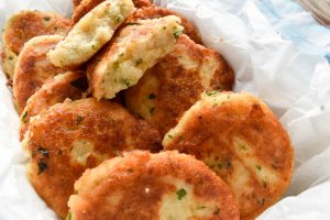 Sicilian polpette di patate (potato balls)