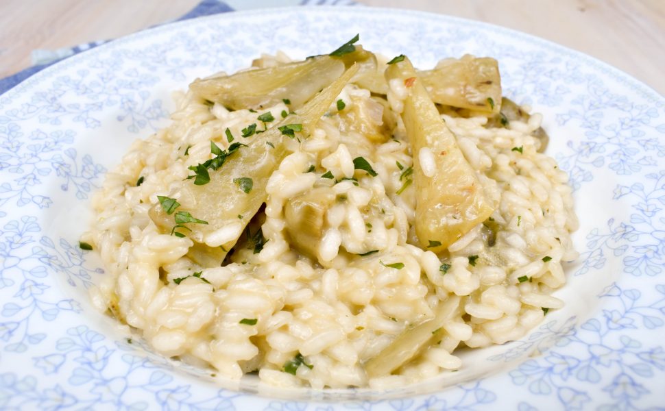 Risotto of artichokes