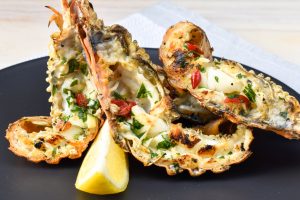 Garlic and chilli Morton Bay bugs (Bay lobster)