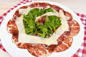 Carpaccio of Bresaola, Rocket and Parmigiano Reggiano