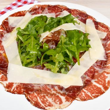 Carpaccio of Bresaola, Rocket and Parmigiano Reggiano