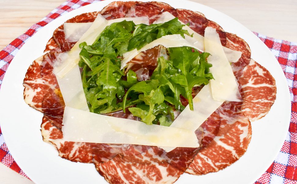 Carpaccio of Bresaola, Rocket and Parmigiano Reggiano