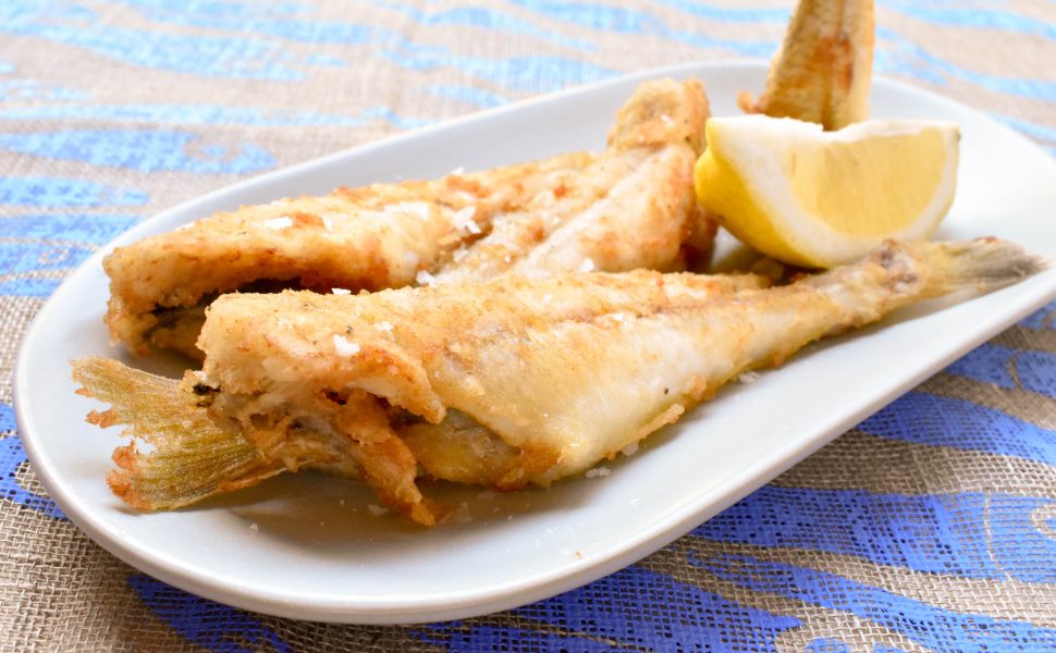 Pan fried silver whiting