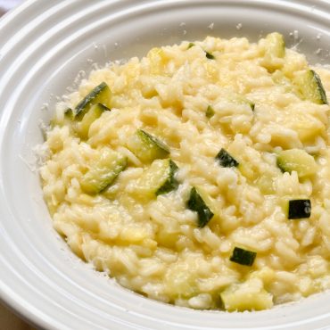 Risotto of zucchini