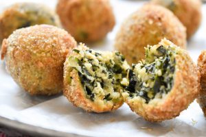 Spinach and ricotta balls