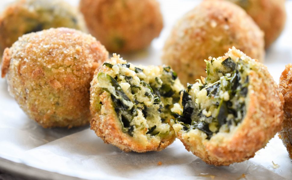 Spinach and ricotta balls