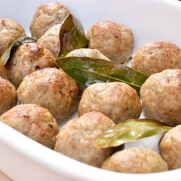 Polpette di tacchino (baked turkey meatballs)