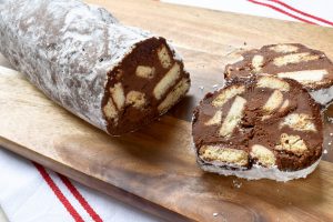 Salami di cioccolato (chocolate salami)