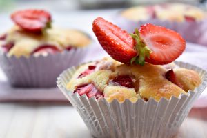 Strawberry muffins