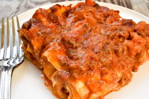 Traditional Italian lasagne