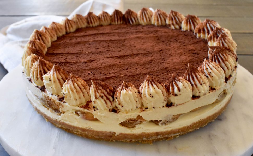 No-bake Tiramisù cheesecake