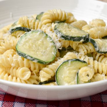 Zucchini and Philadelphia pasta