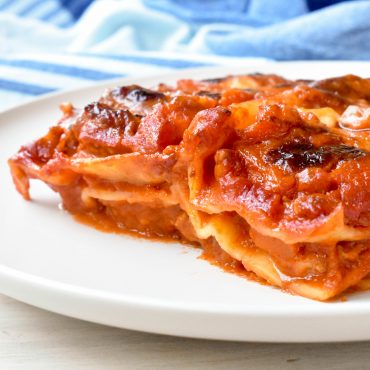 Lasagna with Sausage ragu’