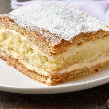 Italian vanilla slice (Diplomatica)