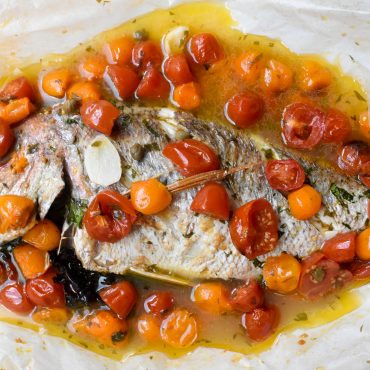 Baked Snapper in acqua pazza