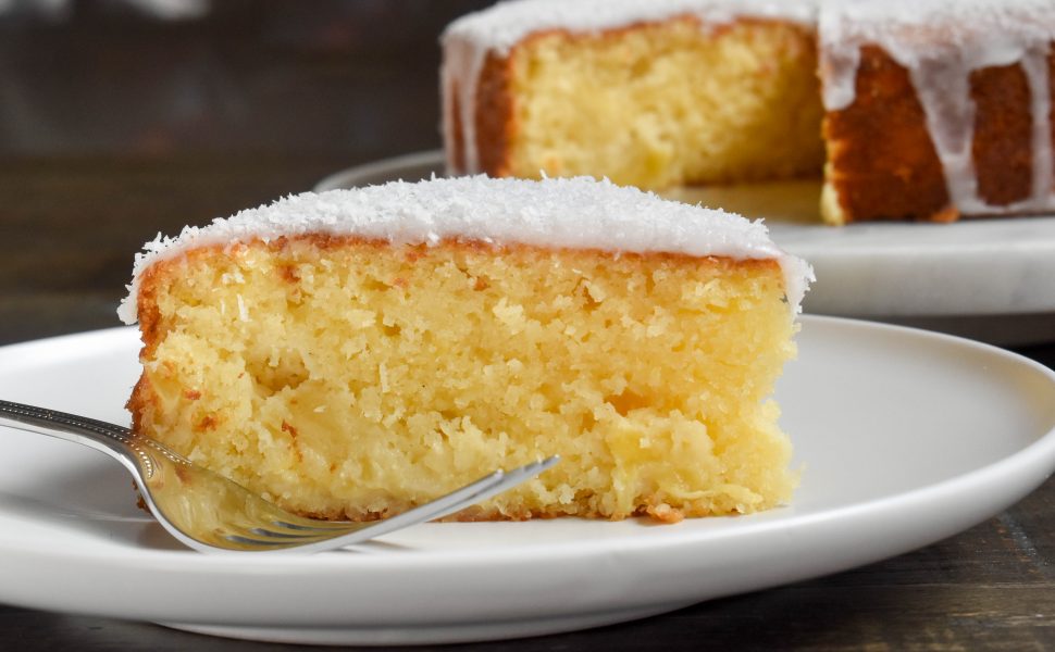 Coconut pineapple cake