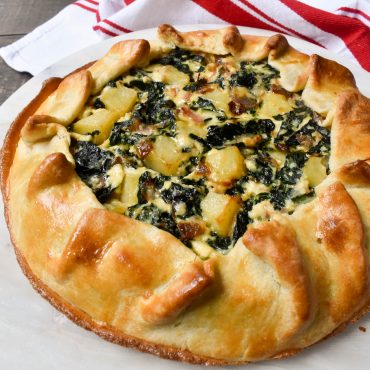 Savoury tart with Silver beet