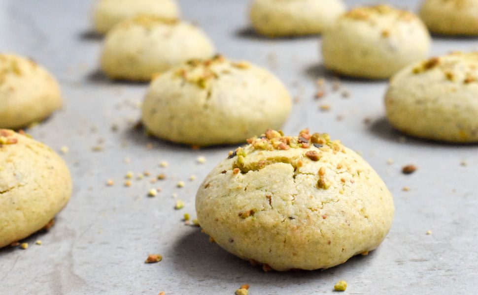 Italian pistachio lemon cookies