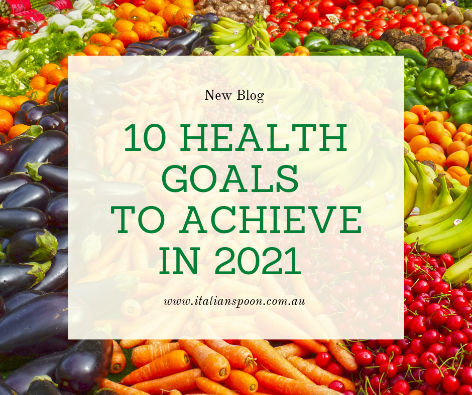 10 health goals to achieve in 2021