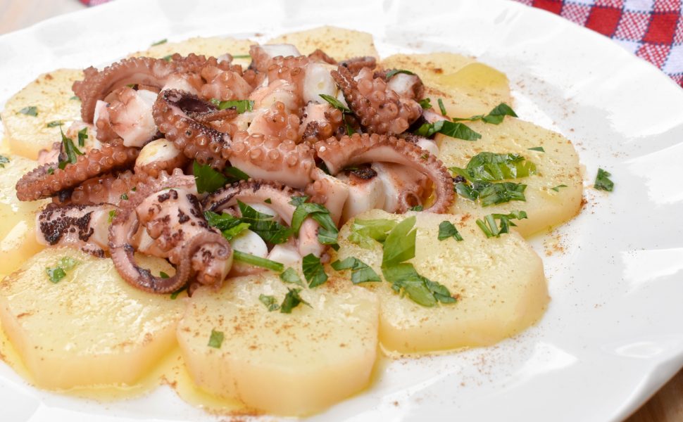 Octopus and potato salad